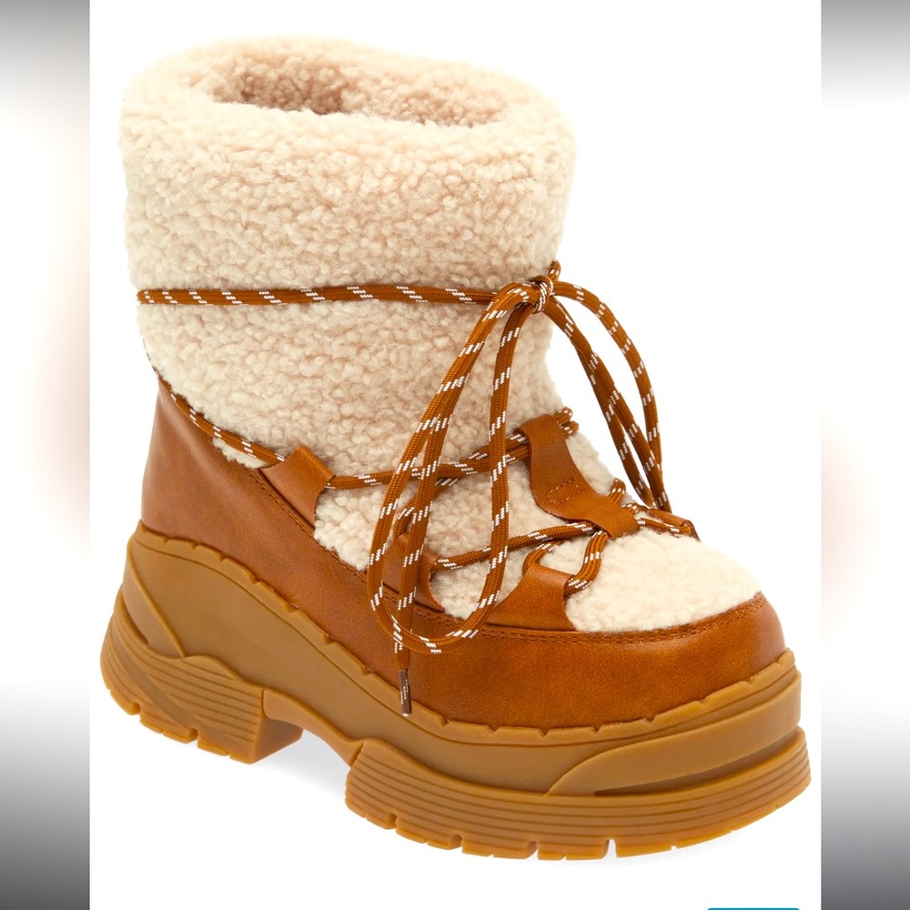 Jeffrey Campbell Subzero Shearling Boot Wmns Size… - image 1